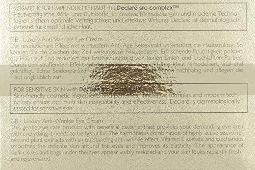 Declare Caviar Perfektion - Crema antiarrugas para los ojos, 15 ml