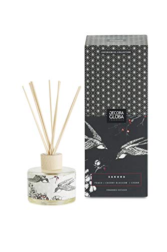 Decoragloba - Difusor mikado – Fragancia Sakura – Aroma a Cerezos en Flor - Colección “Japón Experience” - 250ml