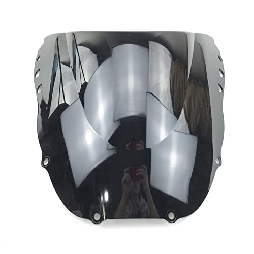 エンジン Deflector de Parabrisas Pantalla de Viento Parabrisas Compatible con HON-DA CBR 900RR 900 RR 919 1998 1999 Burbuja Doble de Parabrisas CBR 919 CBR900RR 900RR CBR900 98 99 (Color : Negro)