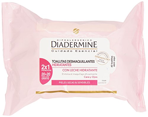 Diadermine Toallitas Desmaquillantes Refrescantes 100 ml