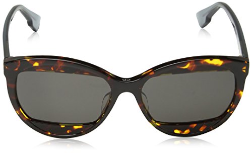 Dior DIORMANIA2 IR TV9 Gafas de Sol, Marrón (BW Black Petrol BW Black/Grey Blue), 57 para Mujer