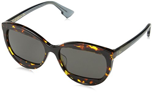 Dior DIORMANIA2 IR TV9 Gafas de Sol, Marrón (BW Black Petrol BW Black/Grey Blue), 57 para Mujer