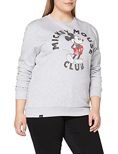 Disney Mickey Mouse Club Sudadera, Gris (Sport Grey), 40 para Mujer