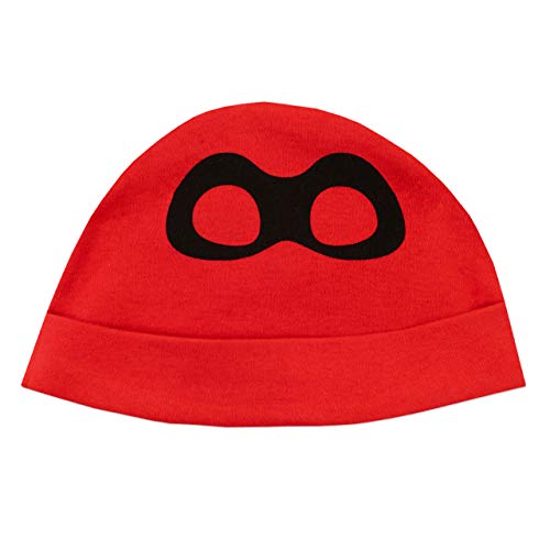 Disney Pijama Entera y Gorro para Niños Bebés The Incredibles Rojo 3-6 Meses