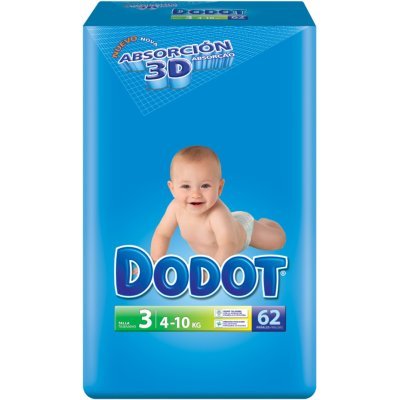 Dodot - Pañales Dodot T3 176 uds + Toallitas 144 uds