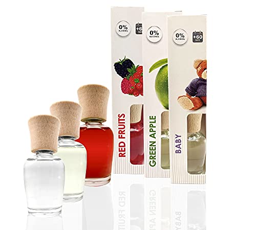 DOJA Barcelona | Ambientador Casa sin Palitos | 180 Días | Aromas Frutos Rojos + Manzana + Bebé | Ambientadores de Hogar Decorativo sin Mikado | Olor Natural | Botellas Ambientador Hogar Duradero