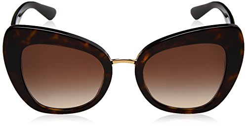 Dolce & Gabbana 0Dg4319, Gafas de Sol para Mujer, Marrón (Havana), 51