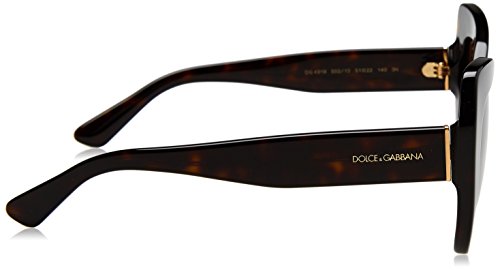 Dolce & Gabbana 0Dg4319, Gafas de Sol para Mujer, Marrón (Havana), 51