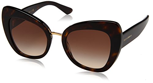 Dolce & Gabbana 0Dg4319, Gafas de Sol para Mujer, Marrón (Havana), 51