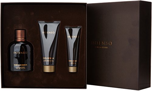 Dolce gabbana men intenso eau de perfume 125ml con vaporizador + after shave 100ml + gel 50ml