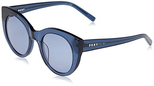 DONNA KARAN EYEWAR DK517S Gafas de Sol, Crystal Blue, 52 MM, 22 MM, 135 MM para Mujer