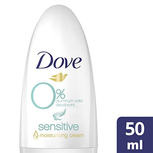 Dove 0% Desodorante Roll On Aluminio Sensitive, 50ml