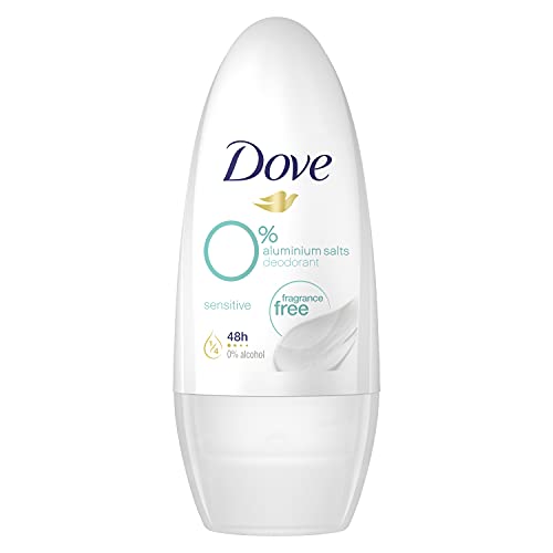 Dove 0% Desodorante Roll On Aluminio Sensitive, 50ml