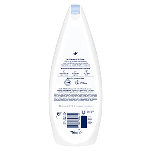 Dove Gel Cuidado y Protecion 750ML- Pack de 12