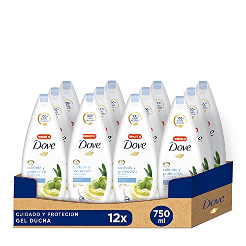 Dove Gel Cuidado y Protecion 750ML- Pack de 12