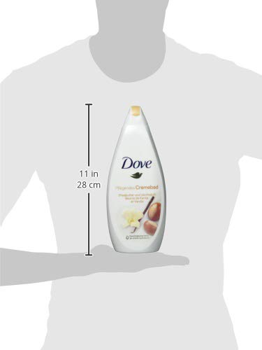 Dove - Gel de baño con manteca de karité y aroma de vainilla, paquete de 3 (3 x 750 ml)