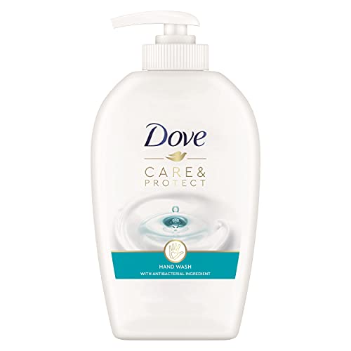 Dove Jabón de Manos Care & Protect con Dosificador y Recambio 2 X 250 ml 500 ml - Pack de 6