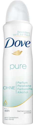 Dove Pure & Sensitive Deo Desodorante - 150 ml