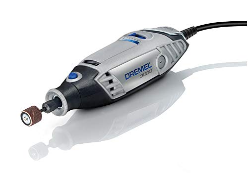 Dremel 3000 - Multiherramienta 130 W, kit con 15 accesorios y estuche, velocidad variable 10.000 - 33.000 rpm para tallar, grabar, fresar, amolar, limpiar, pulir, cortar y lijar