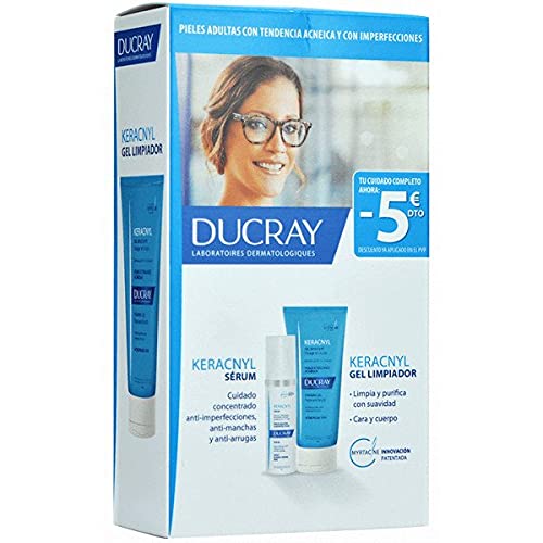 Ducray keracnyl serum 30ml+ gel limpiador 200ml