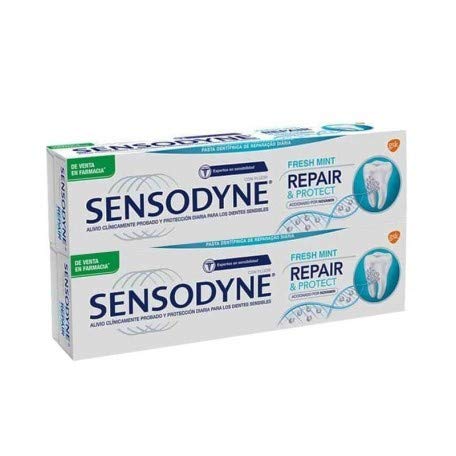 Duplo sensodyne Repair & protect Fresh mint 2x75 ml 2ª unidad al 40%