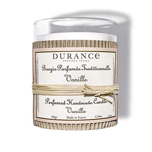 Durance Vanilie - Vela perfumada (180 g), color blanco