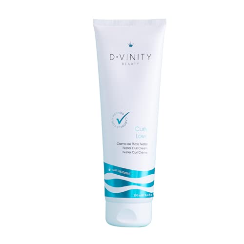 D.Vinity Curly Love - Crema de Rizos, Activador Cabello Rizado, Rizos Ultradefinidos, Secado al Aire, Vegano, Sin Siliconas ni Sulfatos, Método Curly, 250ml