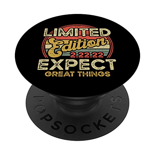 Edición limitada de martes de dos días 2-22-2022 Espere PopSockets PopGrip Intercambiable