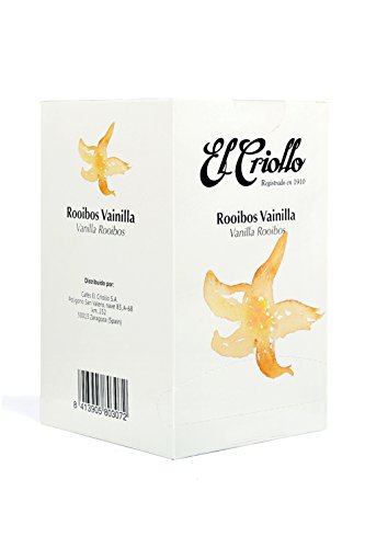 El Criollo - Infusión Rooibos Vainilla Gourmet | Pack de 2x20 (40 bolsitas)