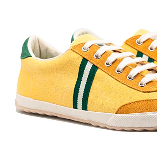 El Ganso Zapatillas Deportivas para Hombre. Match, Berliner y Low-Top. Sneaker Walking Unisex (Match Yellow Canvas, Numeric_43)