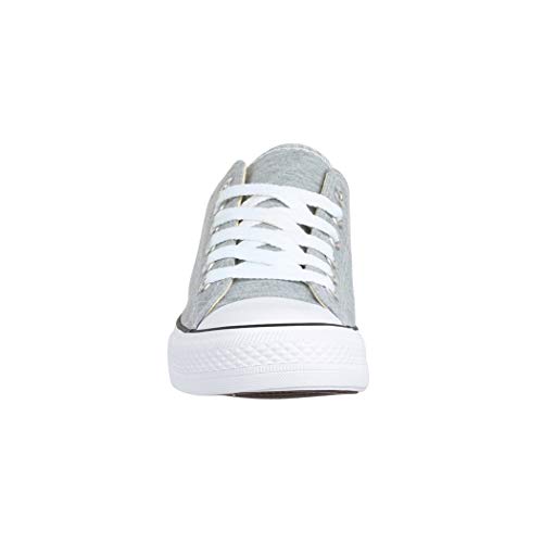 Elara Zapatilla de Deporte Unisex Mujer Hombre Low Top Chunkyrayan Gris Claro CHF Lt.Grey-38