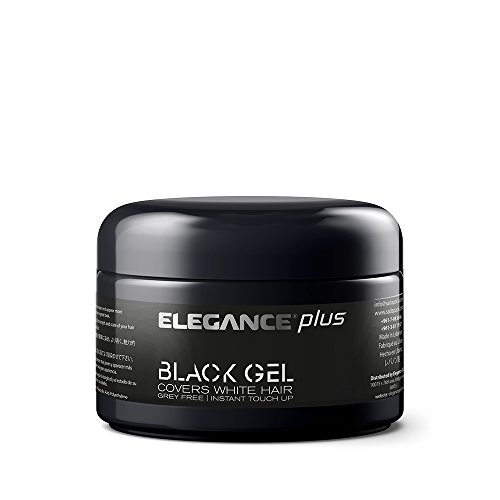 Elegance Plus Gel and Color, Black, 3.5 Ounce by Elegance