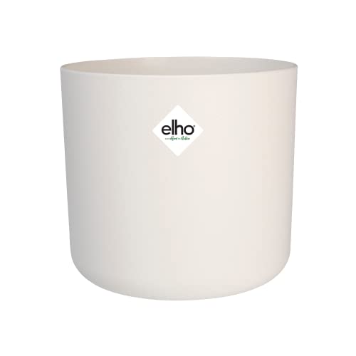 Elho B.for Soft Round Maceta Redonda, 7 litros, Blanco, 22 cm