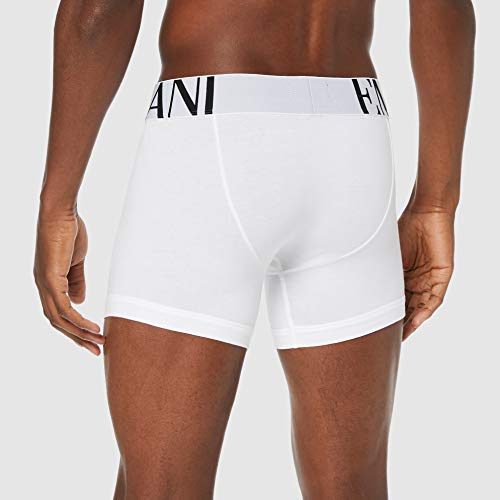 Emporio Armani 110818 Boxer, Hombre, Blanco (White), S