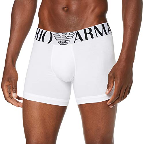 Emporio Armani 110818 Boxer, Hombre, Blanco (White), S