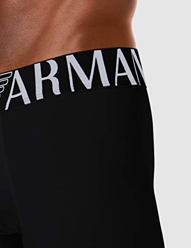 Emporio Armani 110818 Boxer, Hombre, Negro (Black), L