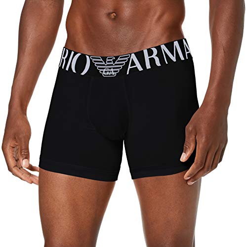 Emporio Armani 110818 Boxer, Hombre, Negro (Black), L