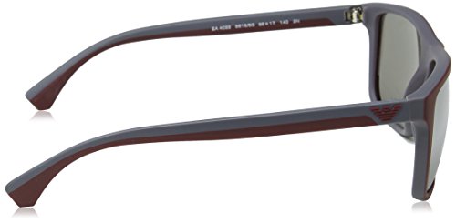 Emporio Armani 4033 Gafas de sol, Top Bordeaux On Dk 56166G, 56 Unisex-Adulto