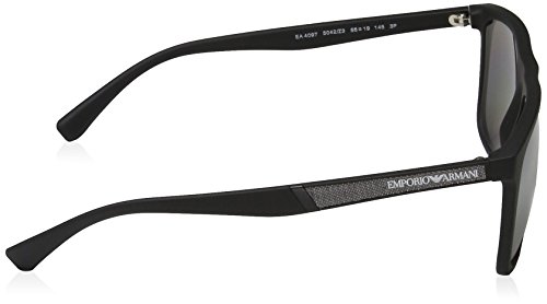 EMPORIO ARMANI 5042Z3 Gafas de sol, Matte Black, 56 Unisex-Adulto