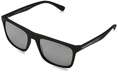 EMPORIO ARMANI 5042Z3 Gafas de sol, Matte Black, 56 Unisex-Adulto