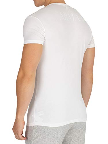 Emporio Armani CC716 111035 00010 Camiseta Interior, Hombre, Blanco (White), L