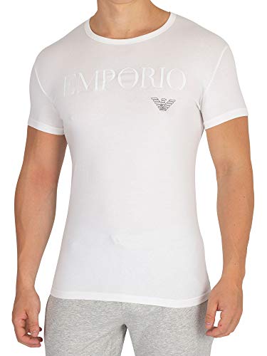 Emporio Armani CC716 111035 00010 Camiseta Interior, Hombre, Blanco (White), L