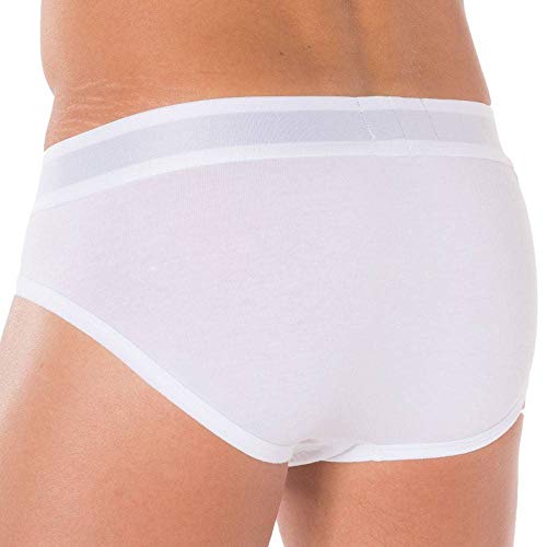 Emporio Armani CC729 Slip, Hombre, Blanco (White), L