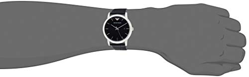 Emporio Armani Reloj Analógico para Hombre de Cuarzo AR2500 Multicolor (Gris/Azul)