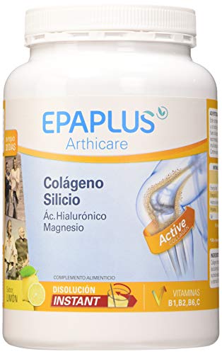 Epaplus Articulaciones Colágeno + Silicio + Ácido Hialurónico INSTANT Duplo- 2x30 Días( 2x326gr, sabor limón)