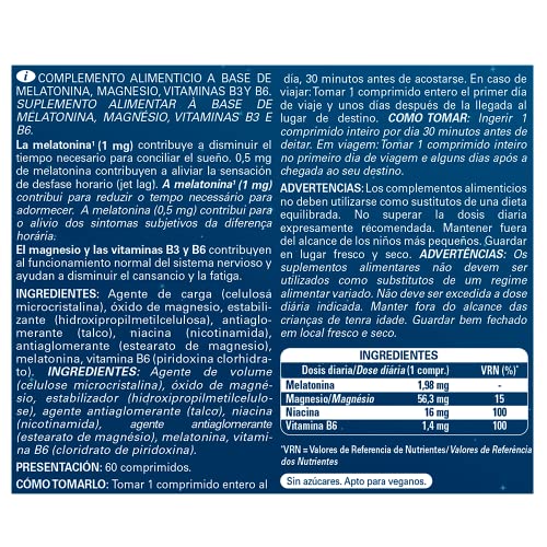 Epaplus Melatonina Retard Pura Sin Triptófano 60 Comp 20 g