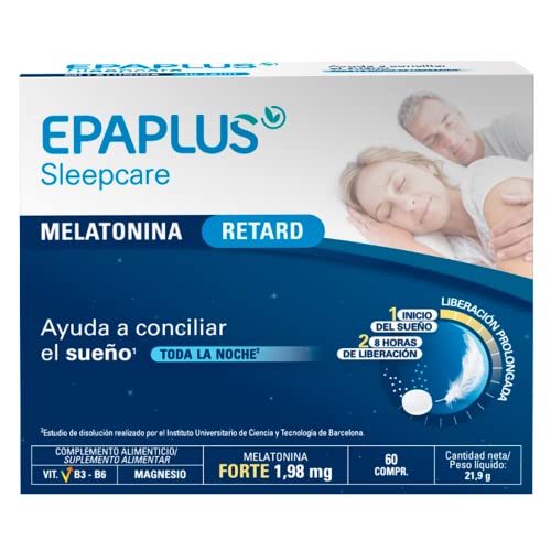 Epaplus Melatonina Retard Pura Sin Triptófano 60 Comp 20 g