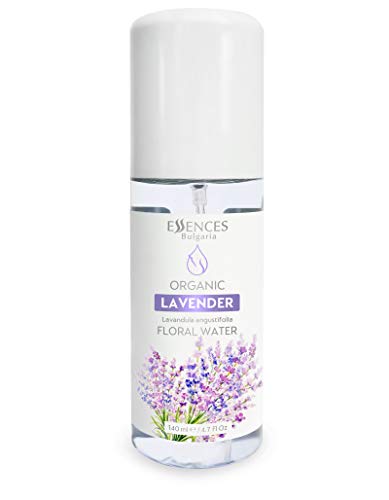 Essences Bulgaria Agua floral orgánica de Lavanda, 100% natural, máxima calidad de nuestra propia empresa familiar, spray como tónico facial, tónico capilar etc.(250 ml)