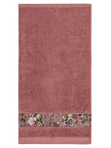 Essenza Fleur Dusty Rose - Toalla de mano, algodón, Rosa, Handtuch 60 x 110 cm