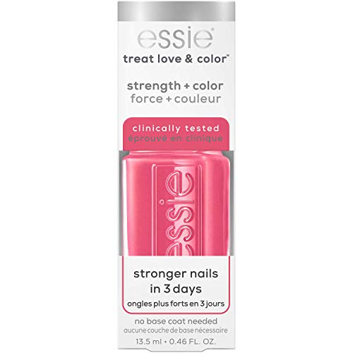 Essie Essie Pintauñas Tratamiento Y Color Treat Love & Color Para Uñas Resistentes Y Fuertes, Tono Rosa Punch It, 13.5 ml (Paquete de 1)